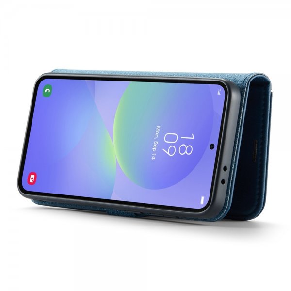 Dg.Ming Samsung Galaxy A37 Etui med Aftageligt Cover Blå