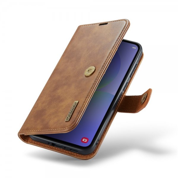 Dg.Ming Samsung Galaxy A37 Etui med Aftagelig Skal Brun
