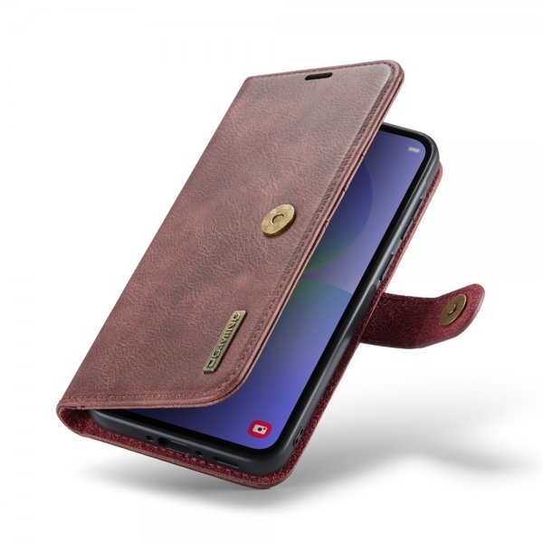 Dg.Ming Samsung Galaxy A37 Etui med Aftageligt Cover Rød