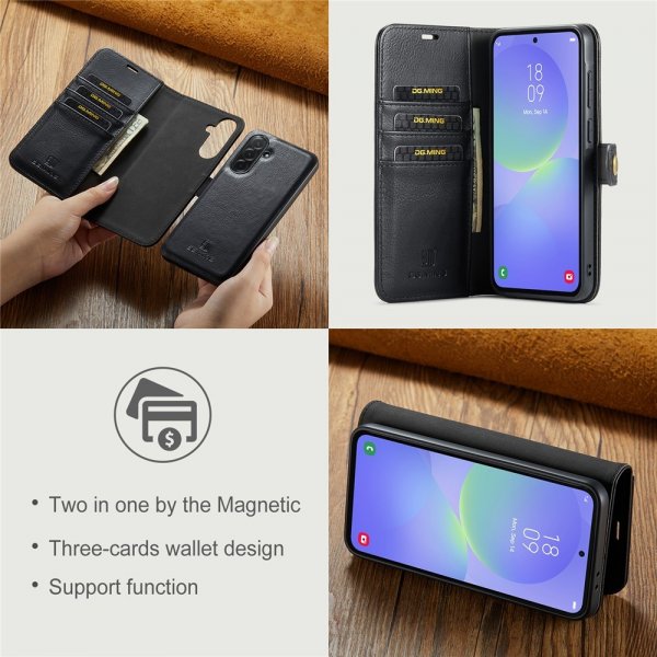 Dg.Ming Samsung Galaxy A37 Etui med Aftagelig Skal Sort