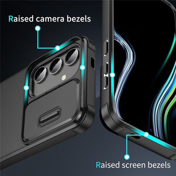 Samsung Galaxy A37 Cover Kamerabeskyttelse Sort