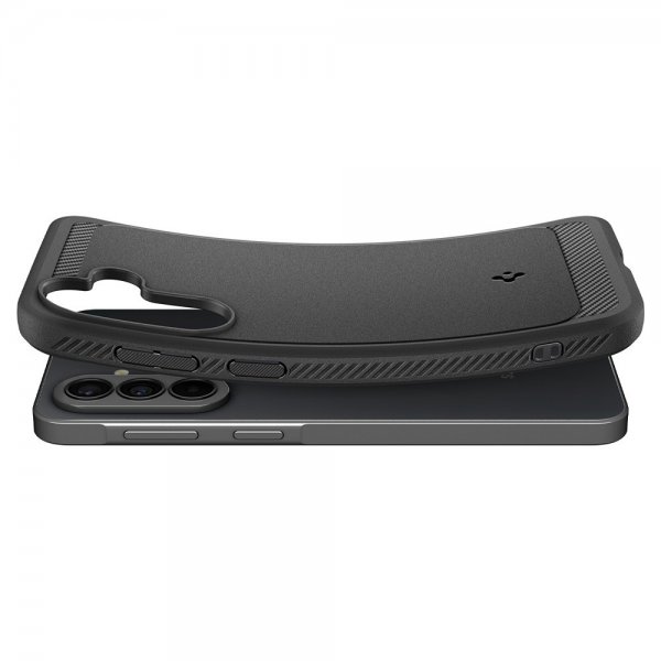 Spigen Samsung Galaxy A37 Cover Rugged Armor Matt Sort