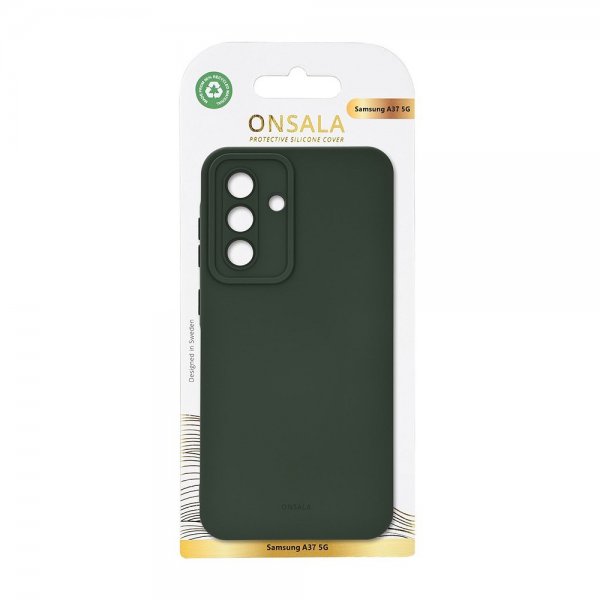 Onsala Samsung Galaxy A37 Cover Silikonefølelse Olive Green
