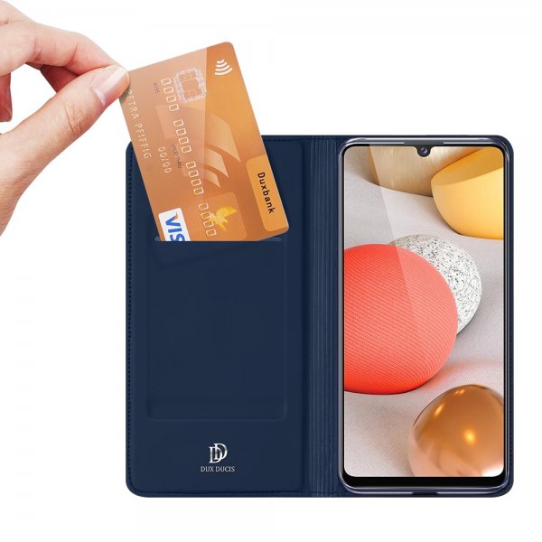 Dux Ducis Samsung Galaxy A42 5G Cover Skin Pro Series Mørkeblå