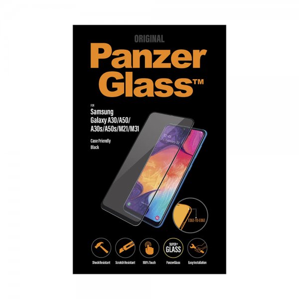 PanzerGlass Samsung Galaxy A50 Skærmbeskyttelse CaseFriendly Edge-to-Edge