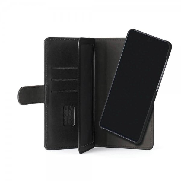 Gear Samsung Galaxy A51 Etui 7 Kortpladser Aftagelig Skal Sort