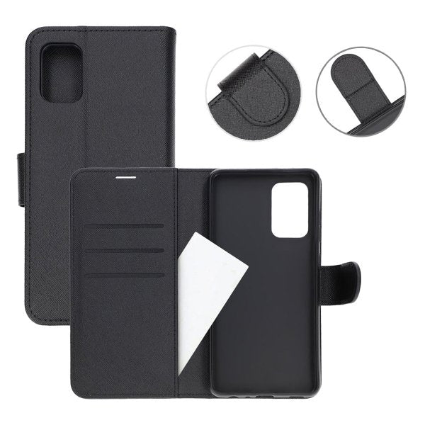 Samsung Galaxy A51 Etui 3 Kortlommer Sort