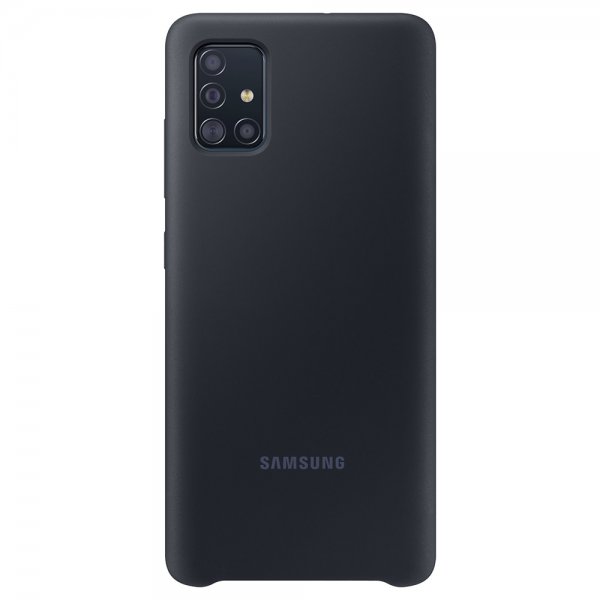 Samsung Original Galaxy A51 Cover Silikone Sort