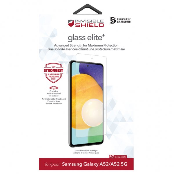 ZAGG InvisibleShield Samsung Galaxy A52/A52s 5G Skærmbeskyttelse Glass Elite+