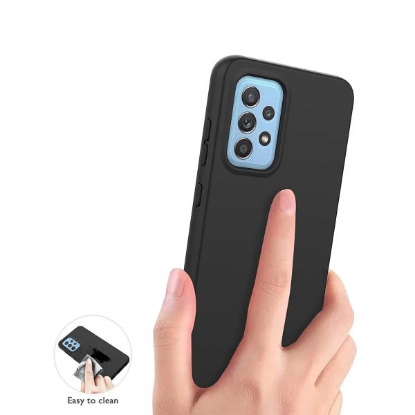Rvelon Samsung Galaxy A52/A52s 5G Cover Silikone Sort