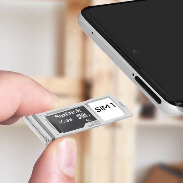 Samsung Galaxy A52s SIM-kortsholder - Hvid
