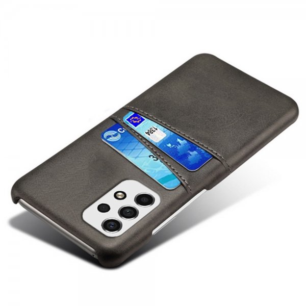 Samsung Galaxy A53 5G Cover med to Kortlommer Sort