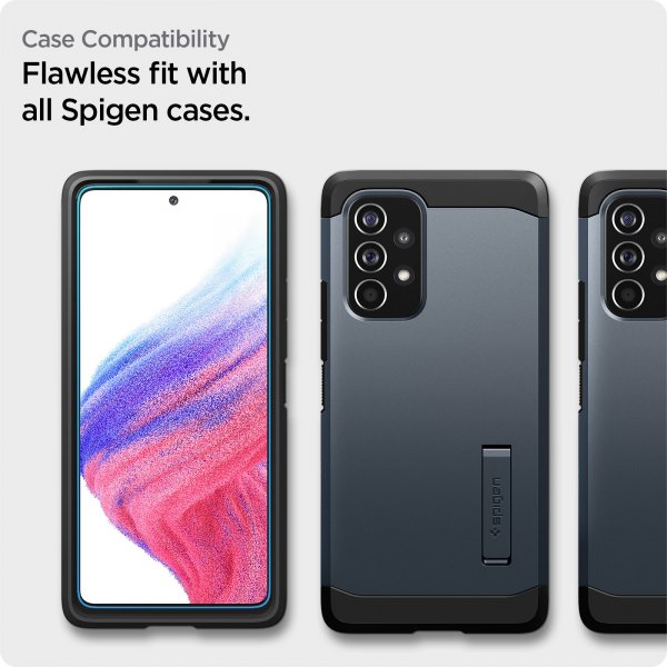 Spigen Samsung Galaxy A53 5G Skærmbeskyttelse GLAS.tR ALIGNmaster 2-pak