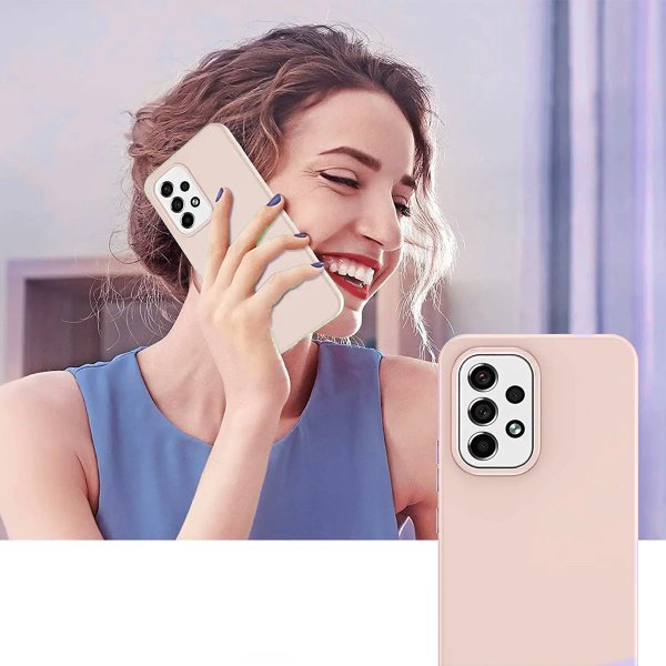 Rvelon Samsung Galaxy A53 5G Cover Silikone Beige