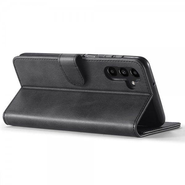 Lc.Imeeke Samsung Galaxy A54 5G Cover med Kortlomme Standerfunktion Sort