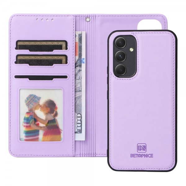 Betopnice Samsung Galaxy A54 5G Cover med aftageligt etui 005 Lilla