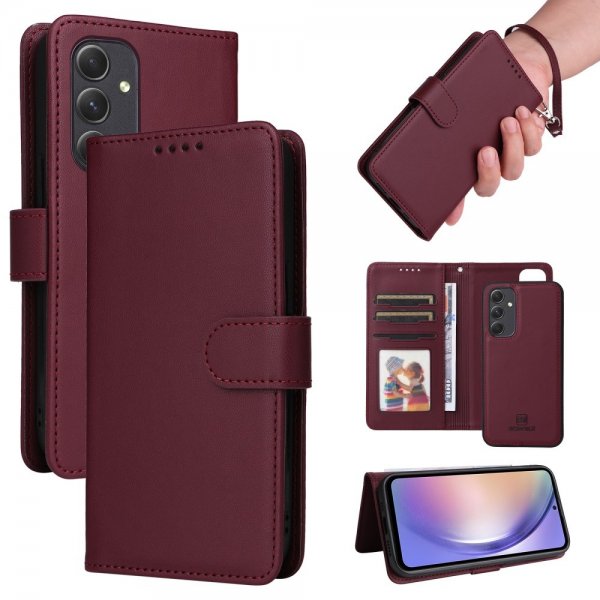 Betopnice Samsung Galaxy A54 5G Cover med aftageligt etui 005 Rød