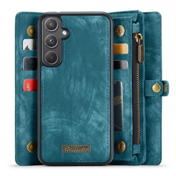 CaseMe Samsung Galaxy A55 Etui 008 Series Aftageligt Cover Blå