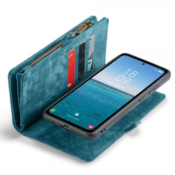CaseMe Samsung Galaxy A55 Etui 008 Series Aftageligt Cover Blå