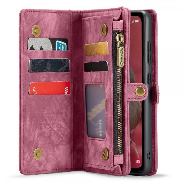 CaseMe Samsung Galaxy A55 Etui 008 Series Aftageligt Cover Rød