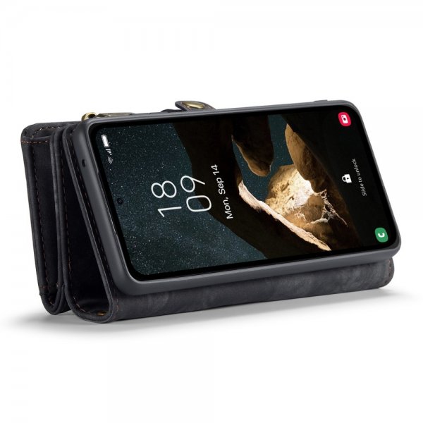CaseMe Samsung Galaxy A55 Etui 008 Serie Aftagelig Skal Sort