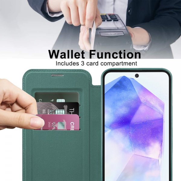 Samsung Galaxy A55 Cover MagSafe Grøn
