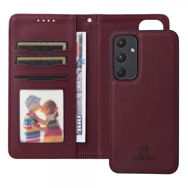 Betopnice Samsung Galaxy A55 Etui med Aftageligt Cover 005 Rød