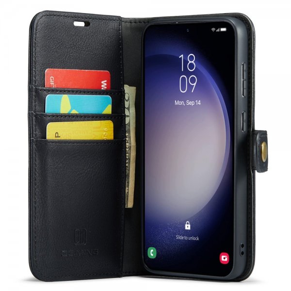 Dg.Ming Samsung Galaxy A55 Etui med Aftageligt Cover Sort
