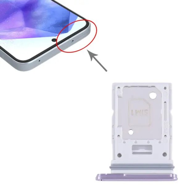 Samsung Galaxy A55 Simkortbakke - Lilla