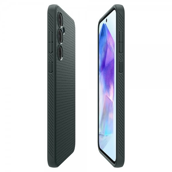 Spigen Samsung Galaxy A55 Cover Liquid Air Abyss Green