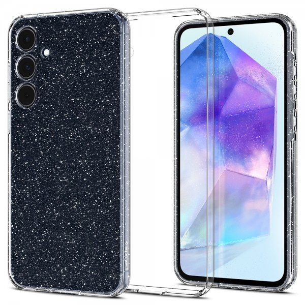 Spigen Samsung Galaxy A55 Cover Liquid Crystal Glitter Crystal Quartz