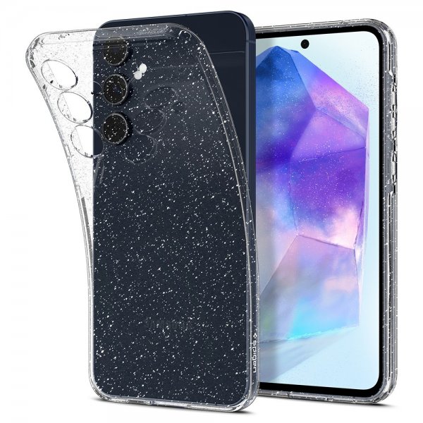 Spigen Samsung Galaxy A55 Cover Liquid Crystal Glitter Crystal Quartz