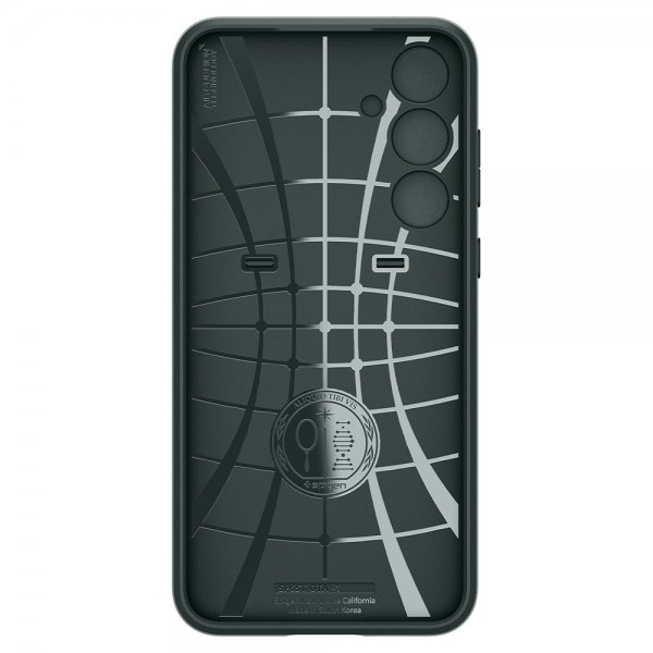 Spigen Samsung Galaxy A55 Cover Optik Armor Abyss Green