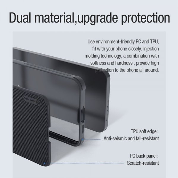 Nillkin Samsung Galaxy A55 Cover Super Frosted Shield Pro MagSafe Sort