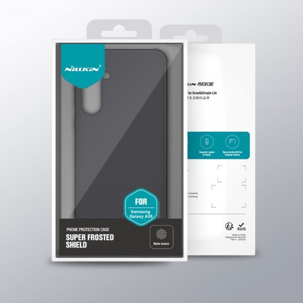 Nillkin Samsung Galaxy A55 Cover Super Frosted Shield Pro Sort
