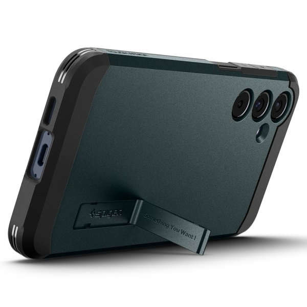 Spigen Samsung Galaxy A55 Cover Tough Armor Phantom Green