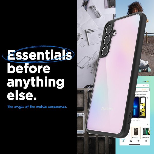Spigen Samsung Galaxy A55 Cover Ultra Hybrid Mat Sort