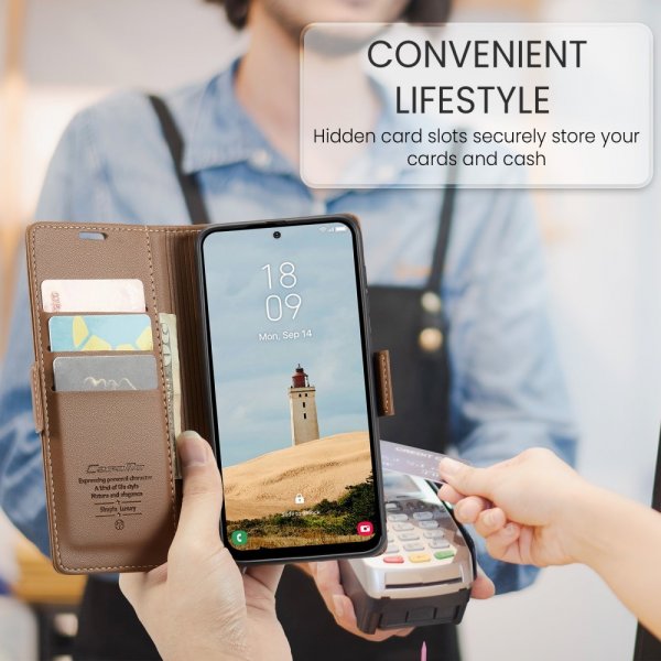 CaseMe Samsung Galaxy A56 Etui 023 Series Brun