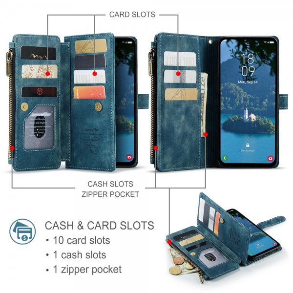 CaseMe Samsung Galaxy A56 Cover C30 Series Blå
