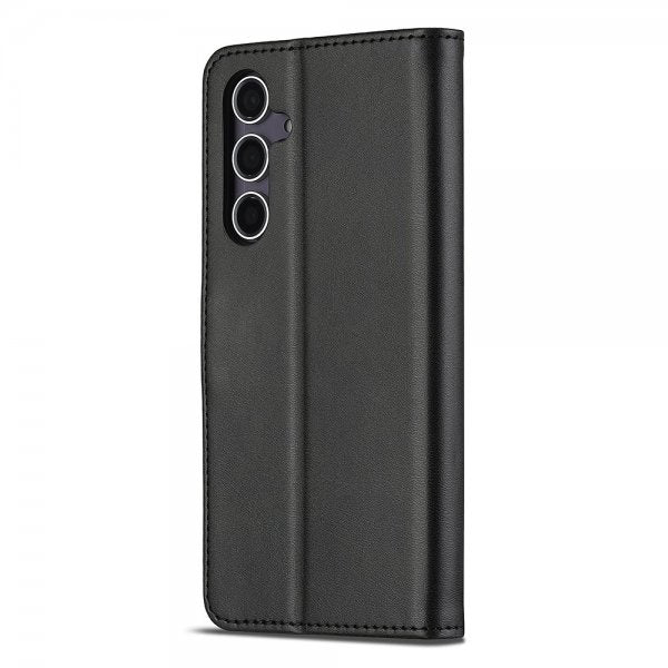Lc.Imeeke Samsung Galaxy A56 Etui med Kortlomme Stativfunktion Sort