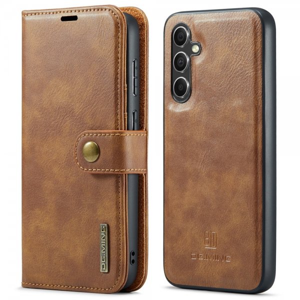 Dg.Ming Samsung Galaxy A56 Etui med Aftagelig Skal Brun
