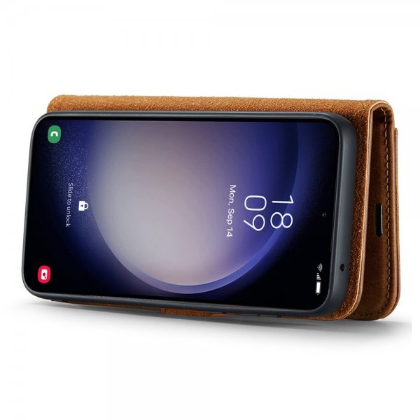 Dg.Ming Samsung Galaxy A56 Etui med Aftagelig Skal Brun