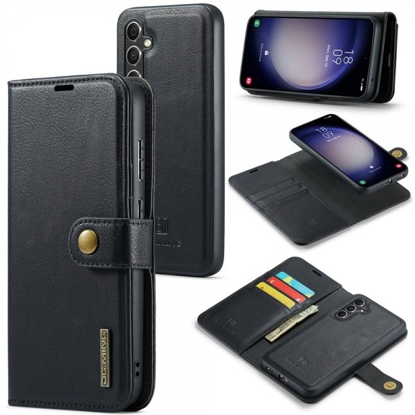 Dg.Ming Samsung Galaxy A56 Etui med Aftageligt Cover Sort
