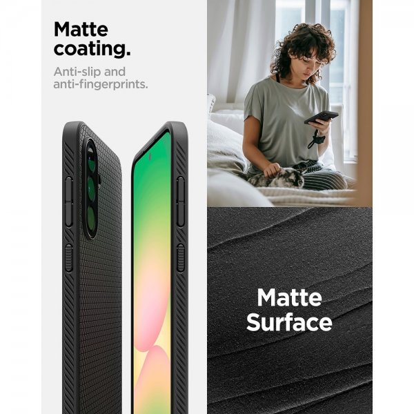 Spigen Samsung Galaxy A56 Cover Liquid Air Mat Sort