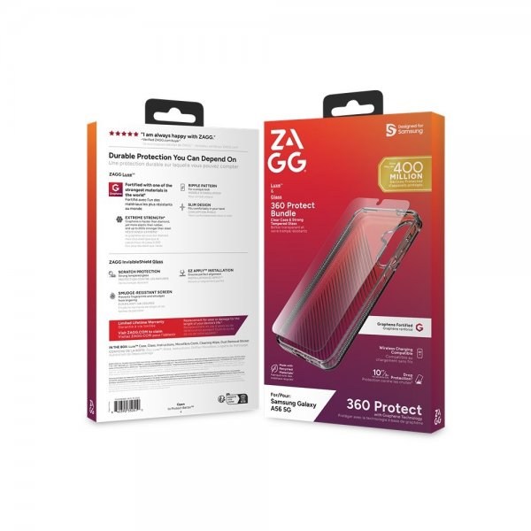 ZAGG Samsung Galaxy A56 Cover med Skærmbeskyttelse Luxe & Glass