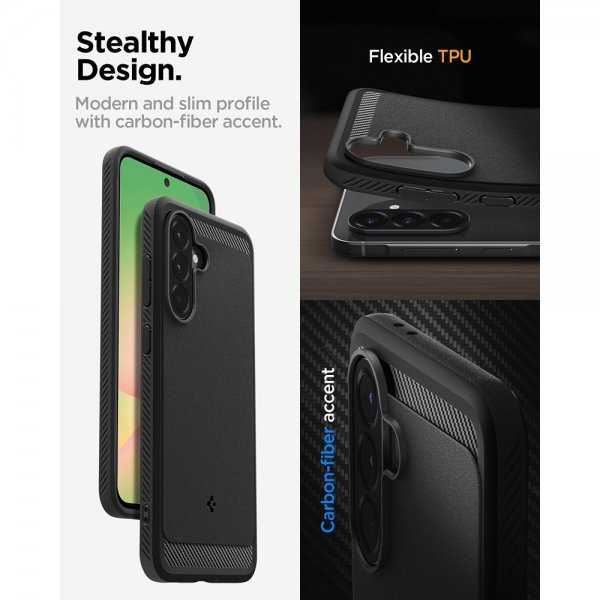 Spigen Samsung Galaxy A56 Cover Rugged Armor Mat Sort