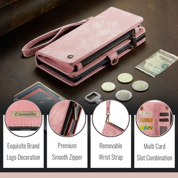 CaseMe Samsung Galaxy A57 Etui 008 Series Aftageligt Cover Rosa