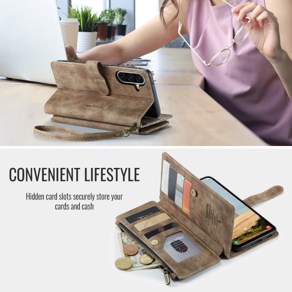 CaseMe Samsung Galaxy A57 Cover C30 Series Brun