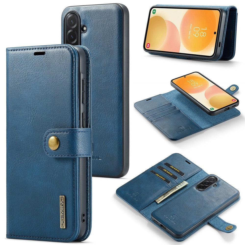 Dg.Ming Samsung Galaxy A57 Etui med Aftageligt Cover Blå