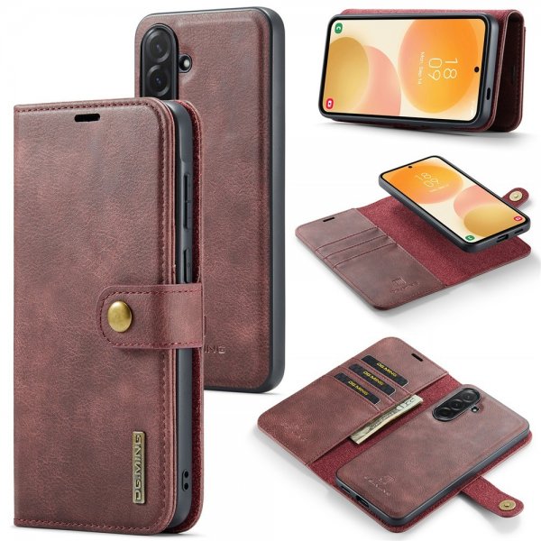 Dg.Ming Samsung Galaxy A57 Etui med Aftageligt Cover Rød